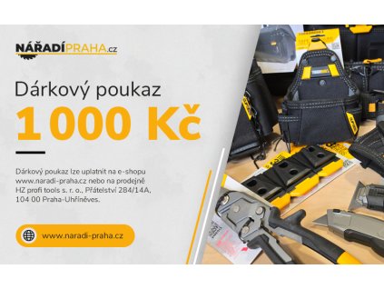 CZK 1,000 gift voucher