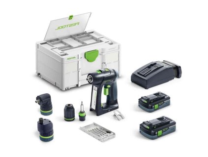 Festool | Akumulátorový vrtací šroubovák C 18 HPC 4,0 I-Set v systaineru