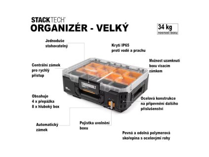 Toughbuilt | StackTech - organizer velký