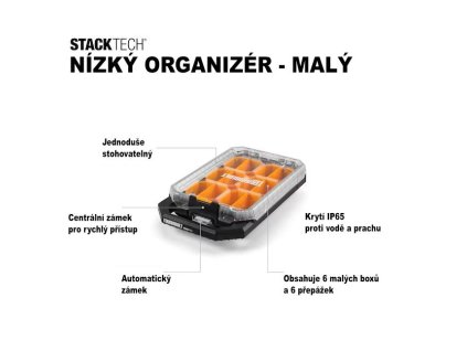 Toughbuilt | StackTech - nízký organizer malý